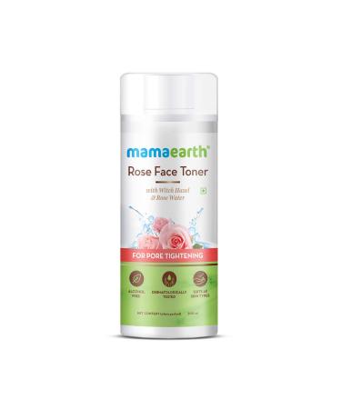 Mamaearth Rose Water Toner with Witch Hazel & Cucumber | Gentle Daily Skin Toner | Alcohol-Free | All Skin Types | 200ml