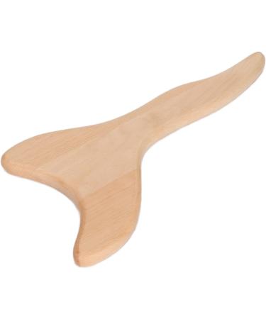 Verdant Touch Wooden Massage Board - Beech Gua Sha Tool for Neck & Body - Meridian Health Benefits - Buy Online on GoSupps.com