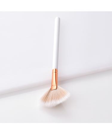 Premium Makeup Foundation Tool Powder Set - Brushes for Eyeliner Eyeshadow & Highlight - White One Size - Buy Online on GoSupps.com