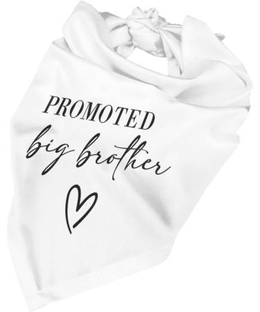 Vercosee Big Brother Dog Bandana - Gender Reveal Photo Props for Dog Lover (White) - Buy Online on GoSupps.com