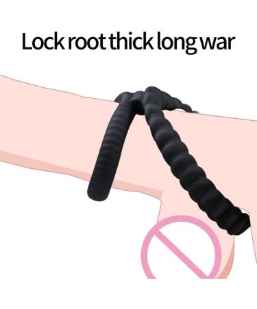 DYNLAB Soft Silicone Ring for Men - Stress Relieving Sex Toy | Perfect Gift for Happy Couples - International Shipping - Buy Online on GoSupps.com