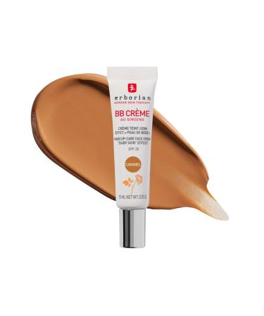 Erborian - BB Cream With Ginseng - Complexion Cream - "Baby Skin" Effect - Korean Cosmetic Treatment 5 -In -1 For SPF 20 - Caramel - 15 ml 15 ml (Pack of 1) Caramel