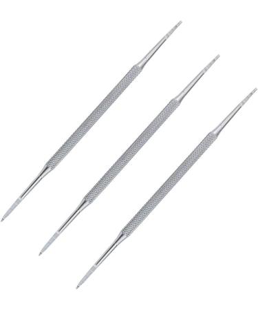 Nail Cleaner Tool 3Pcs Stainless Steel Double Sided Nail Cleaner Pedicure Nail Files Nail Pusher Spoon Cuticle Peeler Scraper Professional Pedicure Tools Nail Sets - Buy Online on GoSupps.com