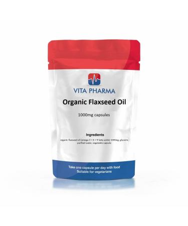 VITA PHARMA Organic Flaxseed Oil 1000mg 240 Capsules