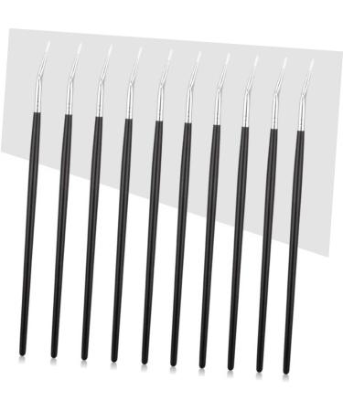 WOONEKY 6pcs Eye Makeup Brush Liner Brush for Eyes Eye Liner Brush Bent Liner Brush Cosmetic Tools - Buy Online on GoSupps.com