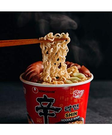 Nongshim Shin Original Ramyun Cup  2.64 Ounce (Pack of 6) Gourmet Spicy 2.64 Ounce (Pack of 6) - Buy Online on GoSupps.com