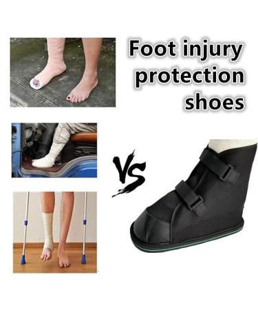 Buy Adjustable Walking Boots | Medical Open-Toe Plaster Shoes | Recovery Cast Shoe for Men & Women (Summer XL) - Black - Buy Online on GoSupps.com