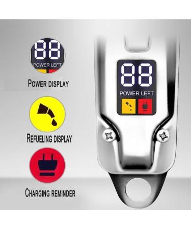 Professional LCD Hair Clippers for Men - Electric Hair Trimmer & Cutting Tool | Barber Shop Quality (Gold - Buy Online on GoSupps.com