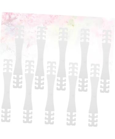 Minkissy 10-Pack Mask Accessories - Ear Cable Extension Buckles for Comfortable Face Covering - White 15x2cm - Buy Online on GoSupps.com