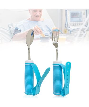 Older silicone aid crockery-spoon & fork food food everyday accessories for Parkinson's disabled disabled (fork & spood) fork & spood