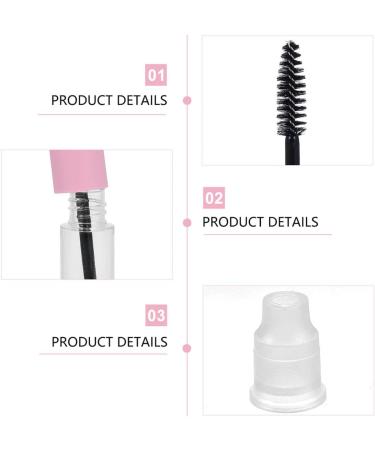 MUSISALY 15pcs Mascara Empty Tube Empty Lip Gloss Tube Mascara Tubes Empty Sweatproof Mascara Plastic Pink - Buy Online on GoSupps.com