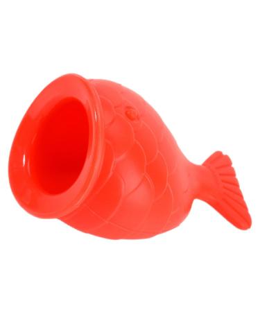 Beavorty Outil Repulpant Pour L vres Silicone Forme Poisson Rouge R utilisable Succion Douce Beaut Visage Rehausseur L vres Pulpeuses Usage Quotidien Femme