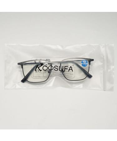 Koosufa Self-Tinting Varifocal Glasses | Photochromic Progressive Multifocus with Blue Light Filter & UV Protection | Men's Reading Aid | Available in Multiple Strengths (1.0 - 4.0) - Buy Online on GoSupps.com