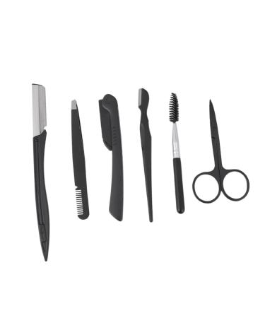 FOMIYES 12-Piece Eyebrow Trimming Set - Grooming Tools Scissors & Comb | International Shipping - Buy Online on GoSupps.com
