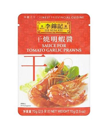 Lee Kum Kee Tomato Garlic Sauces for Shrimp - 6 x 70g