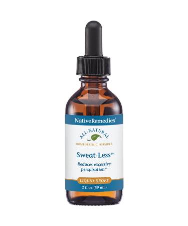 Native Remedies Sweat-Less - Natural Homeopathic Formula for Excessive Sweating Perspiration and Clamminess - 59 mL