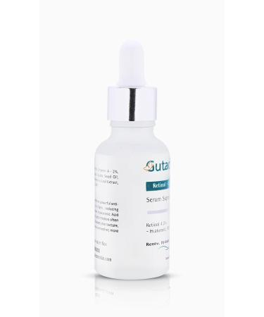 Retinol & Hyaluronic Acid Serum - Fight Dark Spots Boost Hydration & Radiance - 30ml - Buy Online on GoSupps.com