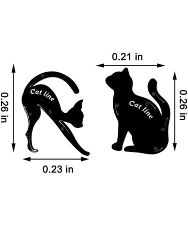 Fabulous Lab Reusable Makeup Tool Cat Eye Eyeliner Stencil 24 Eyebrow shape Guides & Template For Shaping Eye Liner & Shadow - Buy Online on GoSupps.com