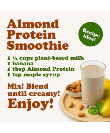 Food to Live Organic Almond Protein Powder 1 Pound Single Ingredient Non-GMO No Added Sugar Vegan Kosher Bulk Almond 1 Pound (Pack of 1) - Buy Online on GoSupps.com