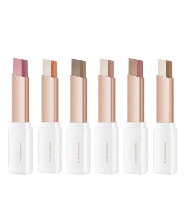 Double Color Eyeshadow Stick - 2 in 1 Gradient Shimmer Eye Shadow Makeup - International Shipping Available - Buy Online on GoSupps.com