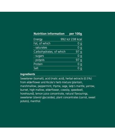 (12 PACK) - Ricola - Elderflower SF Lozenges Box | 45g | 12 PACK BUNDLE - Buy Online on GoSupps.com