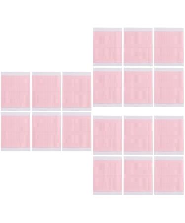 Housoutil Adhesive Stickers 18 Sheets Double Eyelid Beauty Stickers Fiber Material Woman Eyes Eye Eye Shaping Makeup Supplies 2.8x0.2cmx3pcs Pinkx3pcs