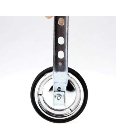 Little World Heavy Duty Rear Bicycle Stabilizers - 1 Pair, Silver - Fits 14-18 inch Bikes - Stronger Version - Buy Online on GoSupps.com