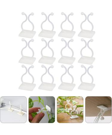 OSALADI 300 Pcs Adhesive Wire Holder Suction Cup Holder Cord Holders Plant Fixing Tools Power Cable To Climb 3.5X2X2CM White - Buy Online on GoSupps.com