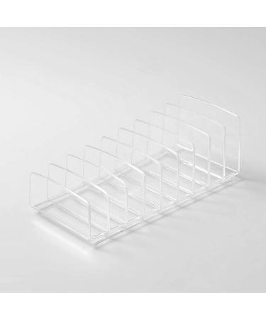LOOMIKKE Eyeshadow Palette Storage Holder 9 Divided Grids Clear Makeup Organizer - Buy Online on GoSupps.com