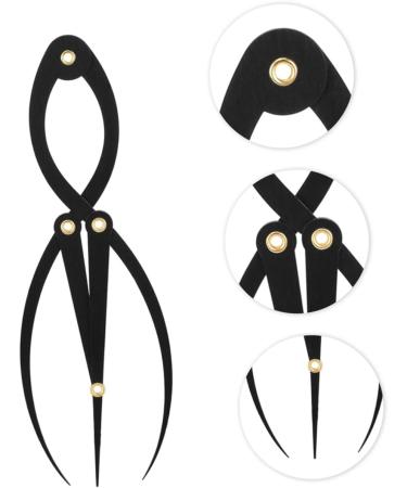 Beavorty 3pcs Tools Compass Eyebrow Ruler Eyebrow Drawing Metal Eyebrow Ruler Positioning Ruler 16.3x5.3cmx3pcs Blackx3pcs - Buy Online on GoSupps.com