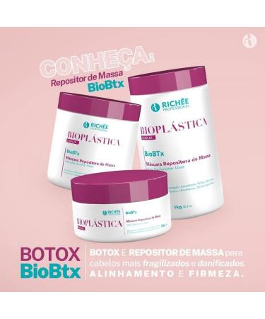 Rich e Professional Bioplastica BioBTX Hair Mask 500g/16.9oz - Deep Conditioning Treatment - Buy Online on GoSupps.com