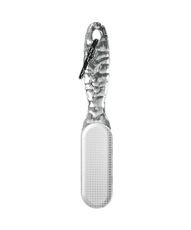 Callus Remover for Foot Files Foot Brush Scrubber - 2 in 1 Foot Rasp for Cracked Heel Versatile Pedicure Tools Foot Scrubber for Dead Skin-Reduces Callus Transparent Grey