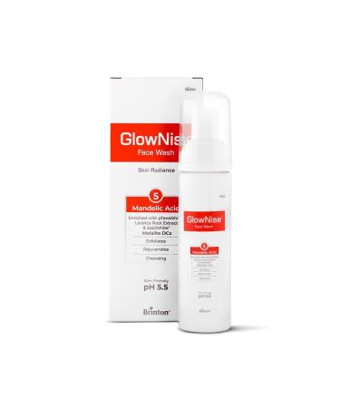Bri-ton Glowise Deep Cleansing Foam Face Wash | For Oily and Acne Prone Skin | Skin Friendly - PH 5.5 | Exfoliates Rejuvenates and Cleanses Skin - 60 ml