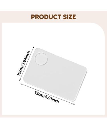 Palette de Maquillage Portable Plateau Cosm tique En Acrylique Surface Lisse M lange de Fond de Teint et de Rouge L vres Nettoyage Facile Conce Rectangle 10cmx15cm - Buy Online on GoSupps.com