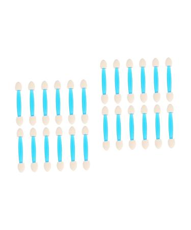 MAGICLULU 48 Pcs Makeup Eyeshadow Brush Eye Makeup Brushes Eyeshadow Blending Brush Eye Shadow Set Sponge Miss