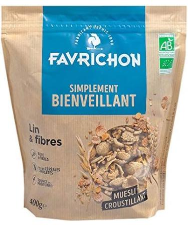 Favrichon - Flax & Fiber Muesli 400G - Sold per unit - Buy Online on GoSupps.com
