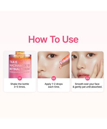 PURITO TXA 6% + Niacinamide 10% + Retinal Facial Serum | for Dark Spots Hyperpigmentation Uneven Tone | High-Level Tranexamic Acid 6% | Korean skincare 30mL 1.01 fl.oz Dark Spot Out - Buy Online on GoSupps.com