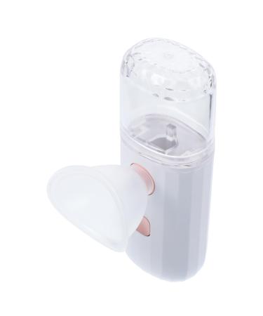 SAFIGLE 1 Ensemble Vaporisateur Pratique pour Yeux Masques Amovibles Dispositif Multifonctionnel pour Hydratation et Soulagement Yeux Secs Blanc