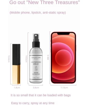 Static Shield Spray (2 Bottles) - Reduce Static in Clothes & Hair Anti-Frizz & Flat Crease Solution - Buy Online on GoSupps.com