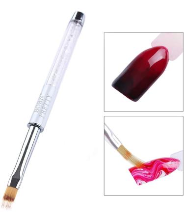 UV Gel Nail Brush Set - Ombre Nail Brushes with Rhinestone Handle | Professional Nail Art Tools & Pens for Perfect Manicures - Buy Online on GoSupps.com