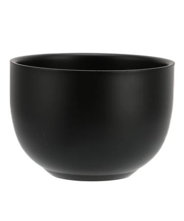 Juopzkenn shaving foam shell stainless steel rasi bowl shaving foam cups for men width opening barber beard wet shaving cream cup (black)