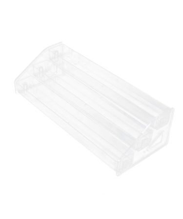 Angoily Storage Organizer 2pcs Cosmetic Storage Box Cosmetics Organizer Desktop Cosmetics Rack Makeup Box Eye Shadow Office 31X13X8.5CMx2pcs Transparentx2pcs