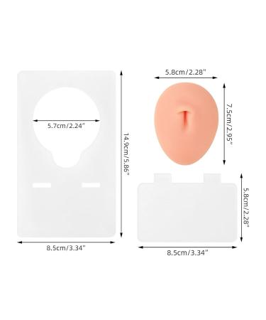 3D Silicone Belly Navel Model - Reusable Soft Elastic Abdominal Piercing Exercise Display (Light Skin) - Ideal for International Shipping - Buy Online on GoSupps.com