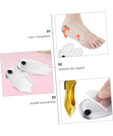 Mobestech Gel Heel Inserts - 4 Pairs Orthopedic Insoles for O/X Leg Correction | Comfortable Shoe Cushions for Men & Women - Buy Online on GoSupps.com