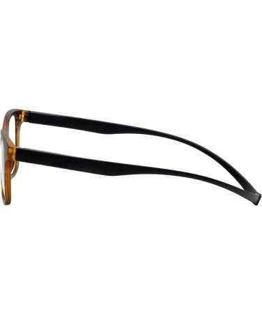 Shop Magz Chelsea Classic +1.00 Reading Glasses - Tortoise Havana Gold Magnetic Neck Hang for Men & Women - Stylish Readers for Fashion & Comfort - Buy Online on GoSupps.com