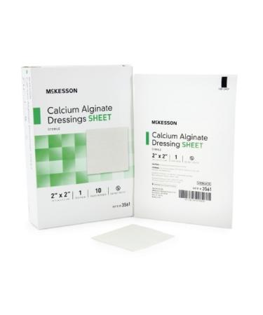McKesson Calcium Alginate Dressing White - Box of 10