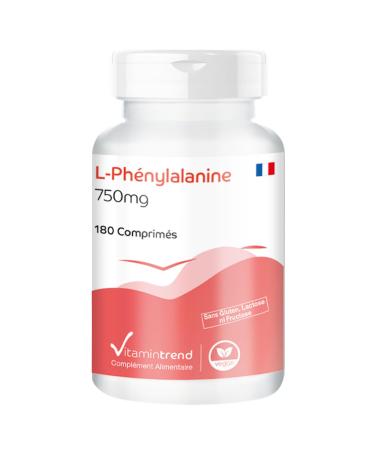 L-Phenylalanine 750mg - 180 Tablets - vegan - high dosage | Vitamintrend