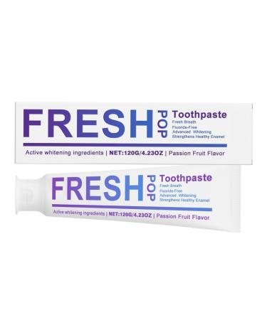 Purple Cleaning Toothpaste - Dissolves Stubborn Tooth Stains Delivers Long-Lasting Fresh Breath Gentle Zero-Irritation Formula Deep Surface Clean(5pcs)