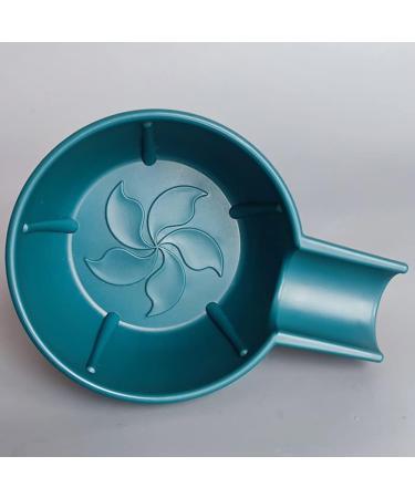 Laimoere Shaving Bowl for Men - Ergonomic Handle Elegant Design Perfect for Wet Shaving - Barber Shop Quality in Blue - Buy Online on GoSupps.com