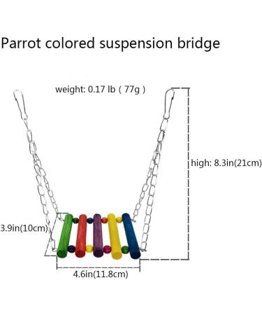11 Pack Bird Toys Parrot Chewing Toys Parrots Cage Toys Parakeet Parrot Swing Chewing Hanging Toys Bird Cage Toys for Small Parrots Macaws Parakeets Conures Cockatiel Budgie and Love Birds - Buy Online on GoSupps.com